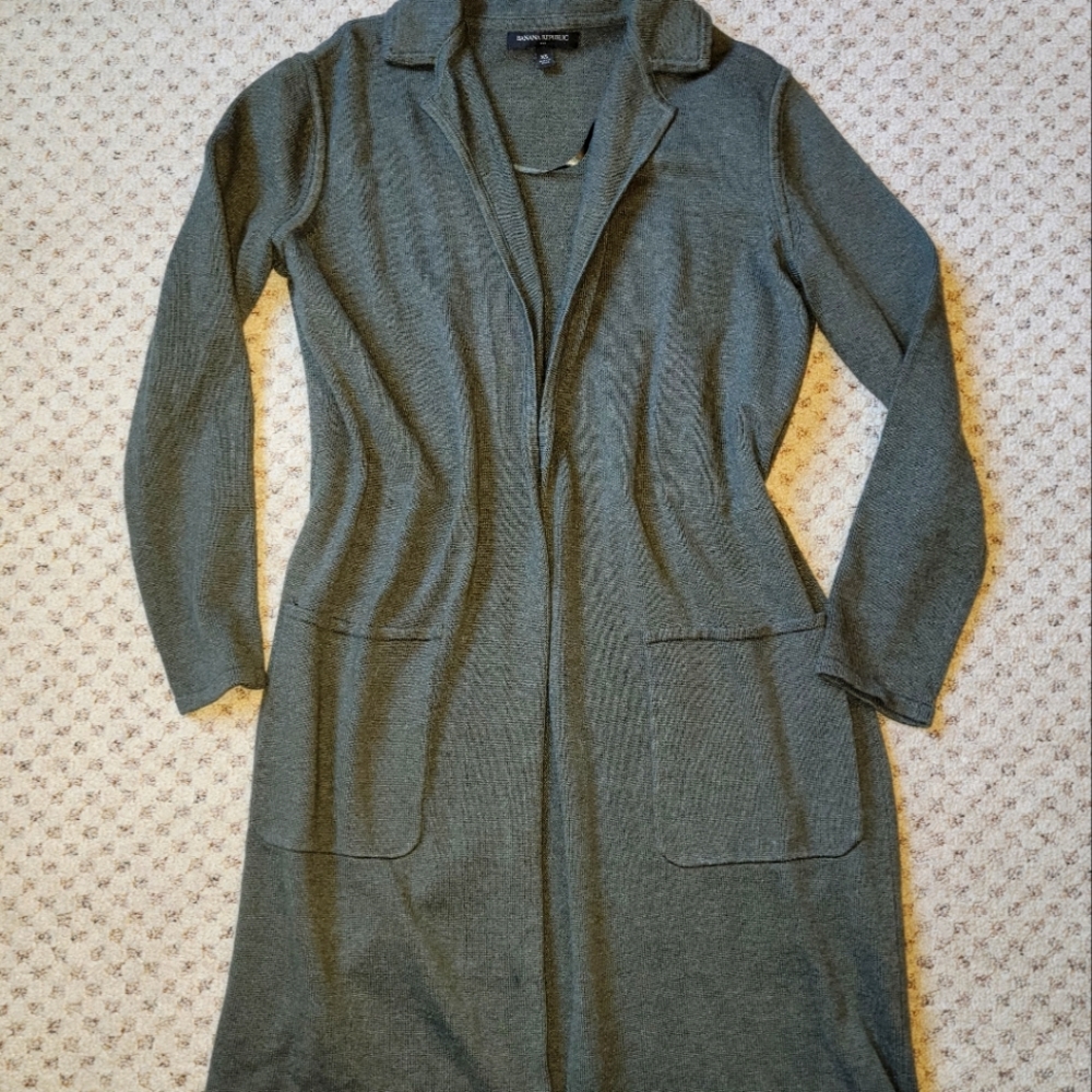 Banana Republic long sweater coat